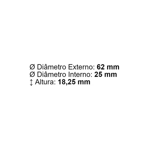 Rolamento Radial Rolo Cônico - 30305
