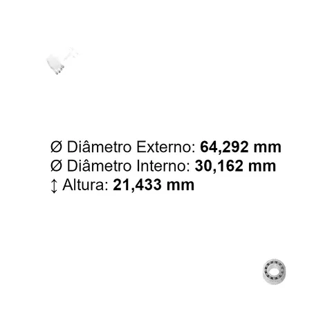 Rolamento Radial Rolo Cônico SKF M86649/610/VA983