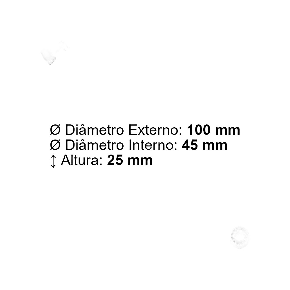 GBR 6309 2RS - Rolamento Radial Esfera Fixo - Unitário