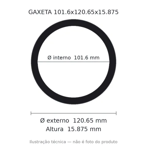 Gaxeta - 101,6x120,65x15,875 1401