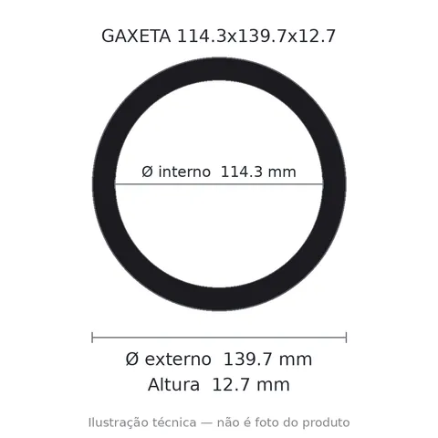 Gaxeta - 114,3x139,7x12,7 1576