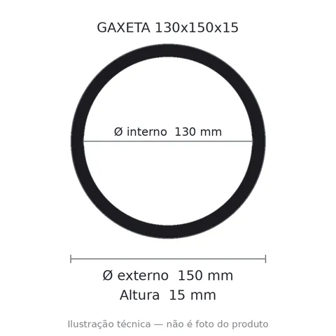 Gaxeta Milimétrica - 130x150x15