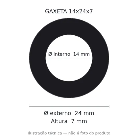 Gaxeta Pneumatica 14x24x7 5295
