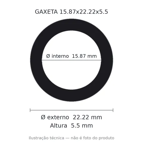 Gaxeta - 15,87x22,22x5,5 AG-19 6159