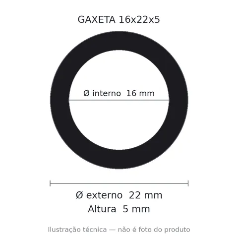 Gaxeta - 16x22x5 AG-2 AG8288