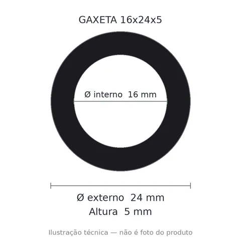 Gaxeta - 16x24x5 7 AG-4 6762