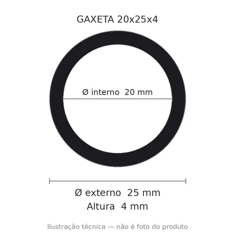 Gaxeta - 20x25x4 AG-4 5801