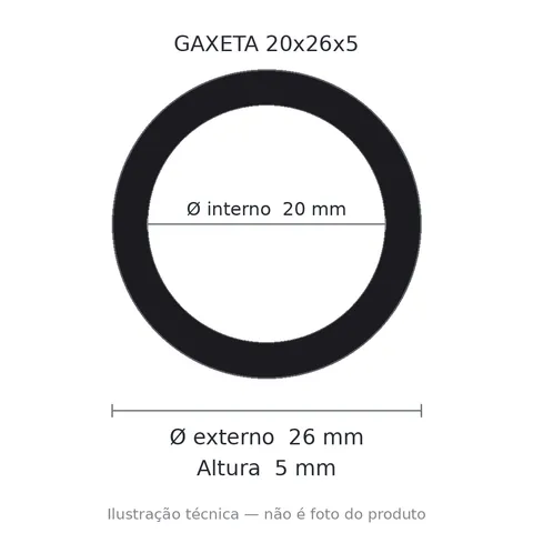 Gaxeta - 20x26x5 AG-5 6555