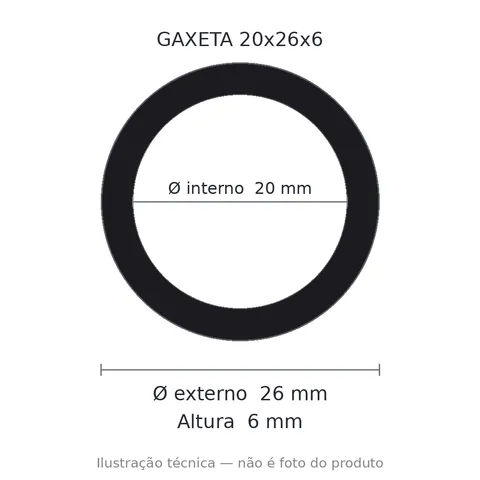 Gaxeta 20x26x6 5106