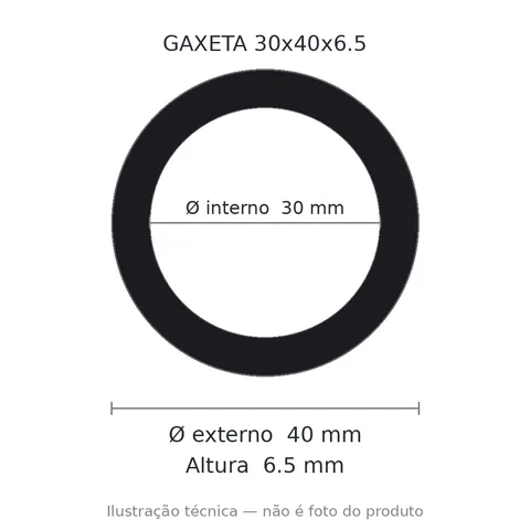Gaxeta Milimétrica - 30x40x6,5 6249