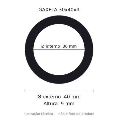 Gaxeta Milimétrica - 30x40x9 5123