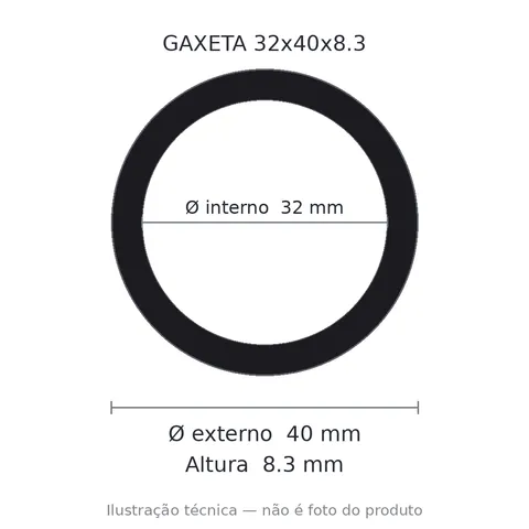 Gaxeta - 32x40x8,3 6950
