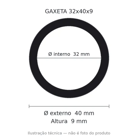 Gaxeta Milimétrica - 32x40x9 5685