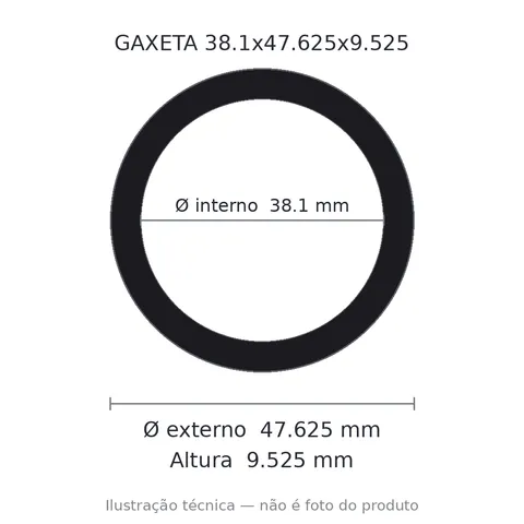 Gaxeta - 38,1x47,625x9,525 1156