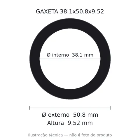 Gaxeta 38,10x50.80x9,52