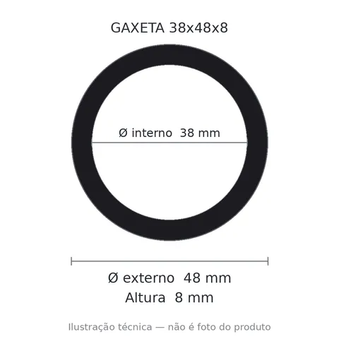 Gaxeta - 38x48x8 AG-4 5622