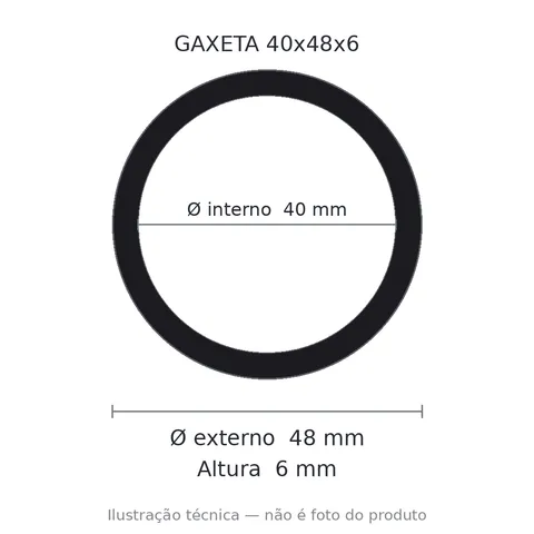 Gaxeta Milimétrica - 40x48x6 6618