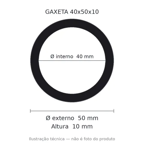 Gaxeta Milimétrica - 40x50x10 1812