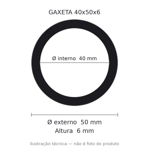 Gaxeta - 40x50x6 AG8152