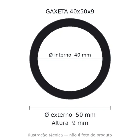 Gaxeta Milimétrica - 40x50x9 1122
