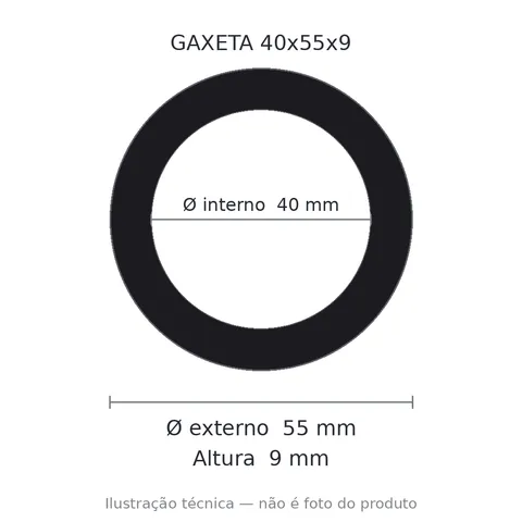 Gaxeta Milimétrica - 40x55x9 1581