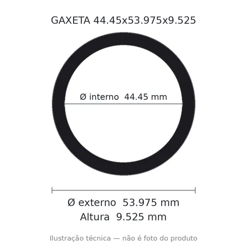 Gaxeta - 44,45x53,975x9,525 1075