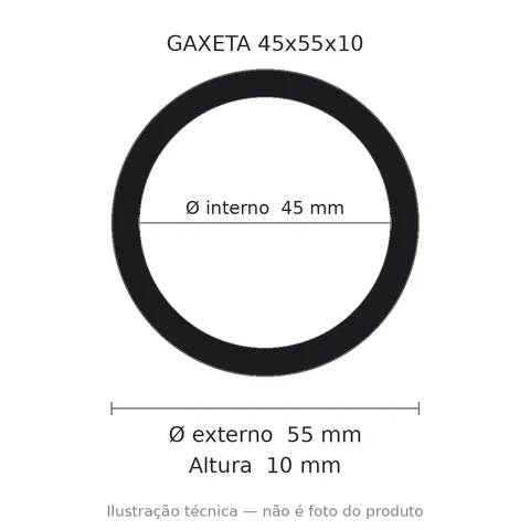 Gaxeta Milimétrica - 45x55x10 6954
