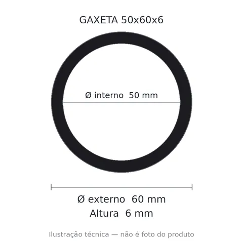 Gaxeta Milimétrica - 50x60x6 6089