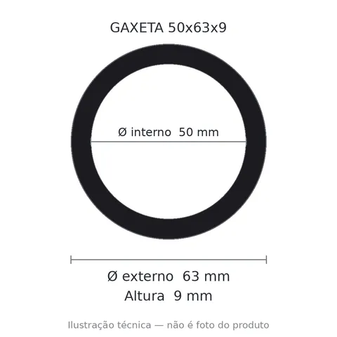 Gaxeta Milimétrica - 50x63x9 1410