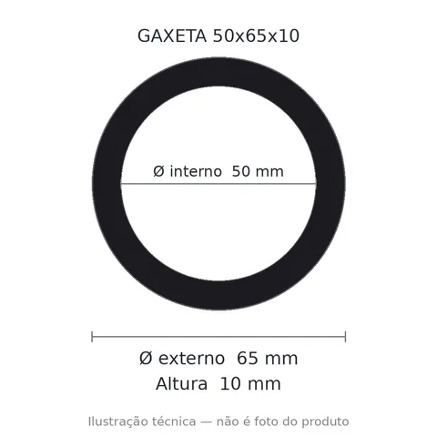 Gaxeta Milimétrica - 50x65x10 4291