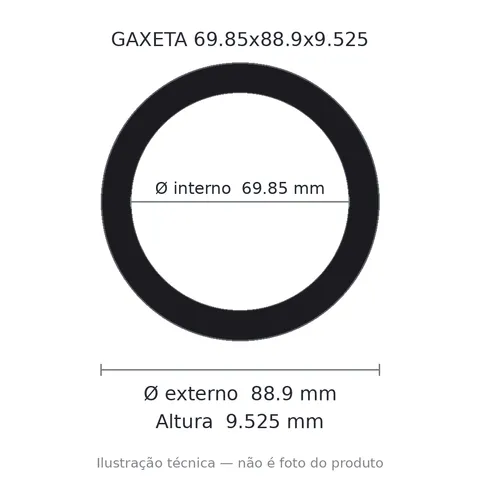 Gaxeta - 69,85x88,9x9,525 1577