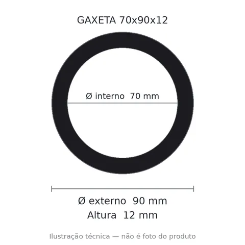 Gaxeta Milimétrica - 70x90x12 1618