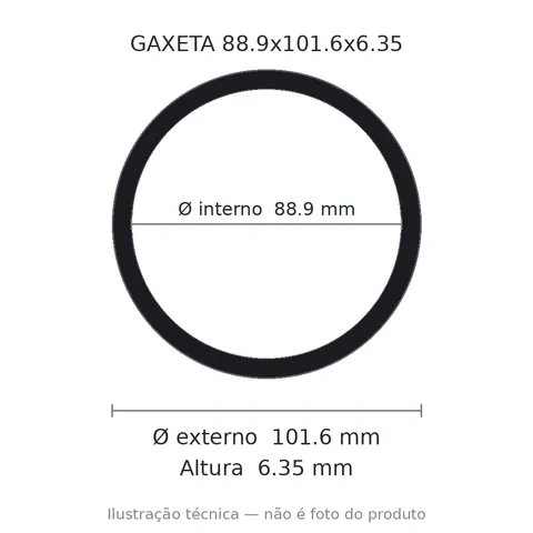 Gaxeta - 88,9x101,6x6,35 1568