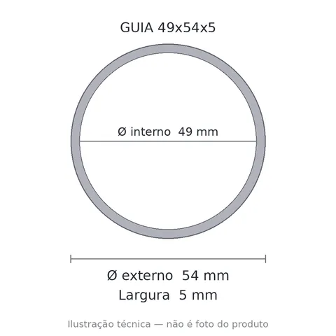 Guia Nylon 49x54x5 5