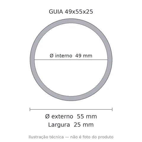 Guia Nylon 49x55x25