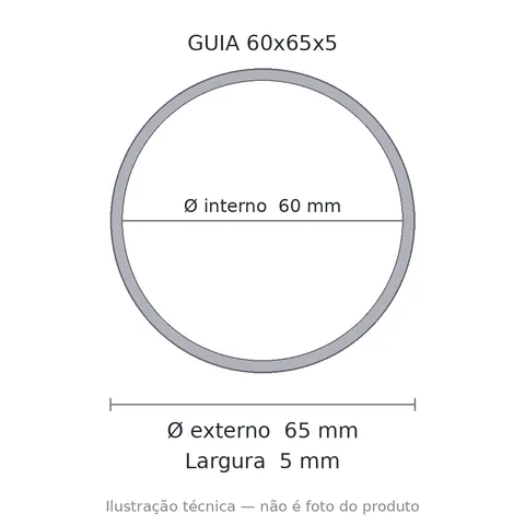 Guia Nylon 60x65x5 4