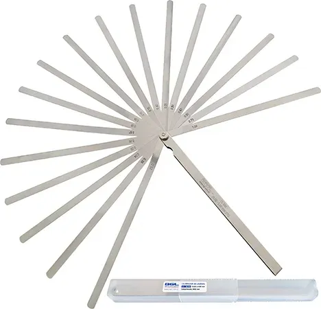 Calibrador de Lâminas BGL CL 300, 0,02 a 1,00 mm