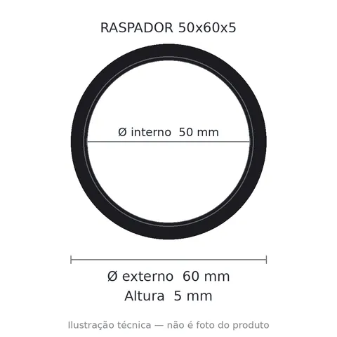 Raspador C Carcaca Ga-pu 50x60x5