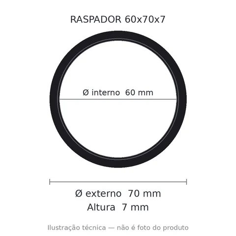 Raspador C Carcaca Ga-pu 60x70x7