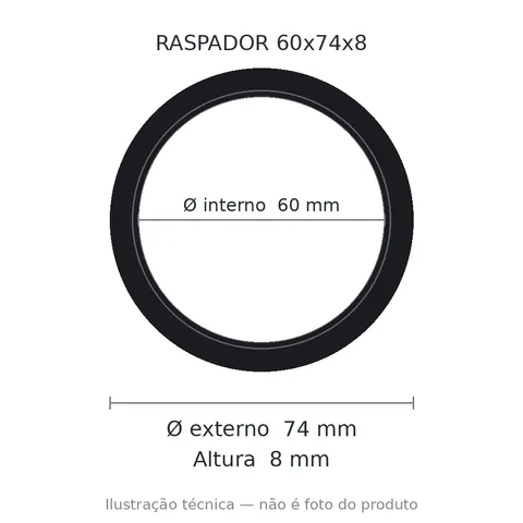 Raspador C Carcaca Ga-pu 60x74x8