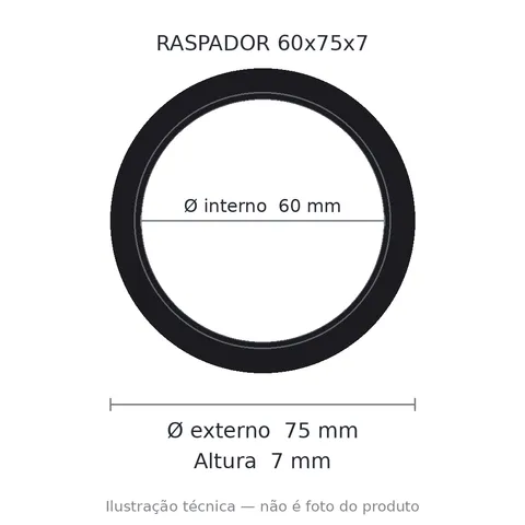 Raspador C Carcaca Ga-pu 60x75x7 5