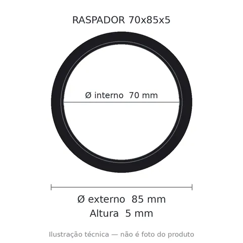 Raspador C Carcaca Ga-pu 70x85x5