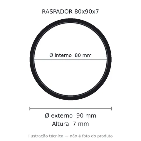 Raspador C Carcaca 80x90x7 11 Gae-pu 80x90x11