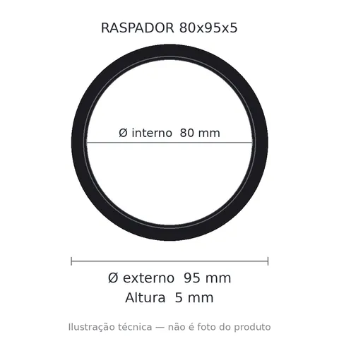 Raspador C Carcaca Ga-pu 80x95x5
